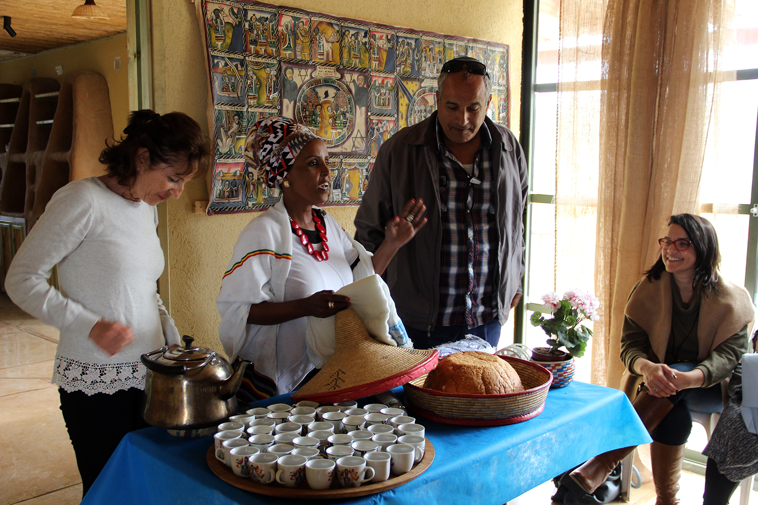 טקס הגשת קפה אתיופי מסורתי