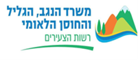 לוגו משרד הנגב, הגליל והחוסן הלאומי - רשות הצעירים