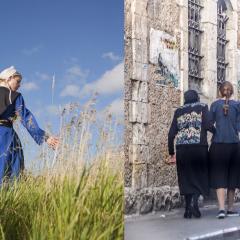 נשים חרדיות ואשת איימיש