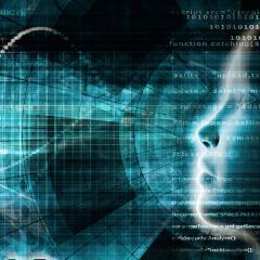 אילוסטרציה: פרופיל אישה על רקע כחול מחשובי-רפואי