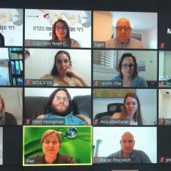זום טקס מלגות בנק הפועלים