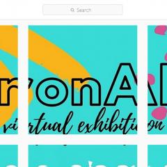 צילום מסך עמוד תערוכת אינסטגרם