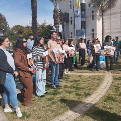 עצרת תמיכה בחטופים