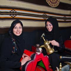 נשים בדואיות באוהל