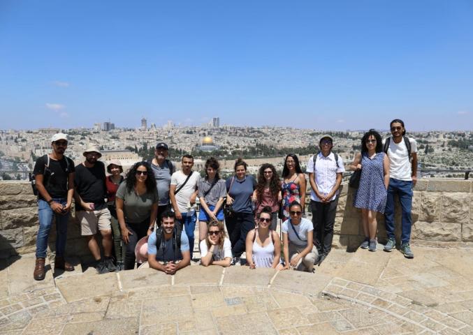 סטודנטים ישראלים ומרוקאים לקולנוע בסיור משותף בירושלים