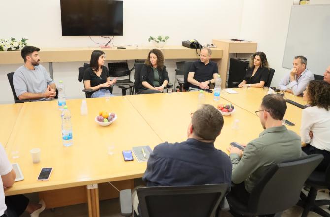 ביקור במכללה האקדמית ספיר לרגל פתיחת השנה האקדמית