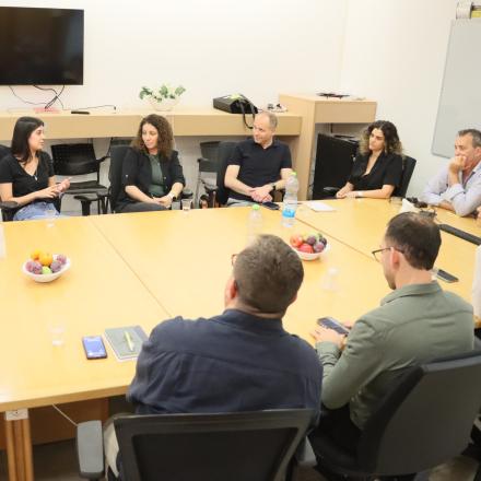 ביקור במכללה האקדמית ספיר לרגל פתיחת השנה האקדמית