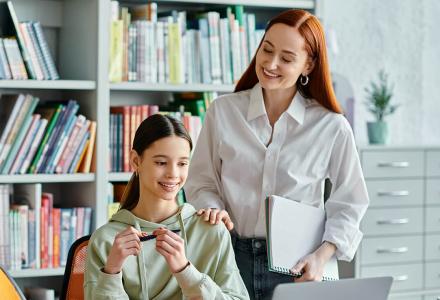 חונכות מתמטיקה לתלמידי ז'